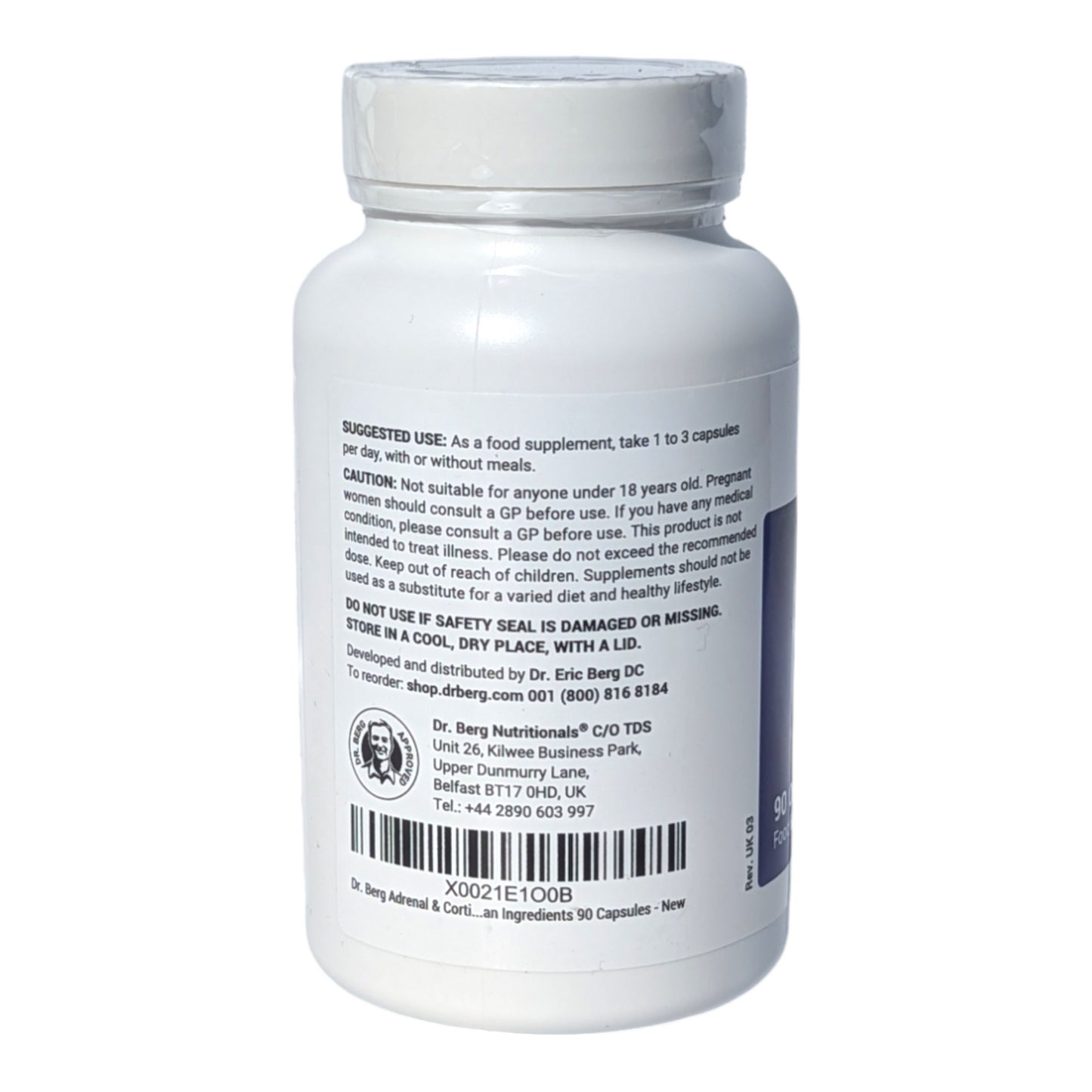 Dr Berg Adrenal & Cortisol Support UK