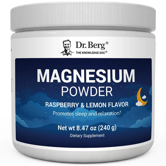 Magnesium Powder Drink Raspberry Lemon Flavor