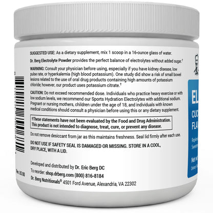 Electrolyte Powder Cucumber Lime 50 servings